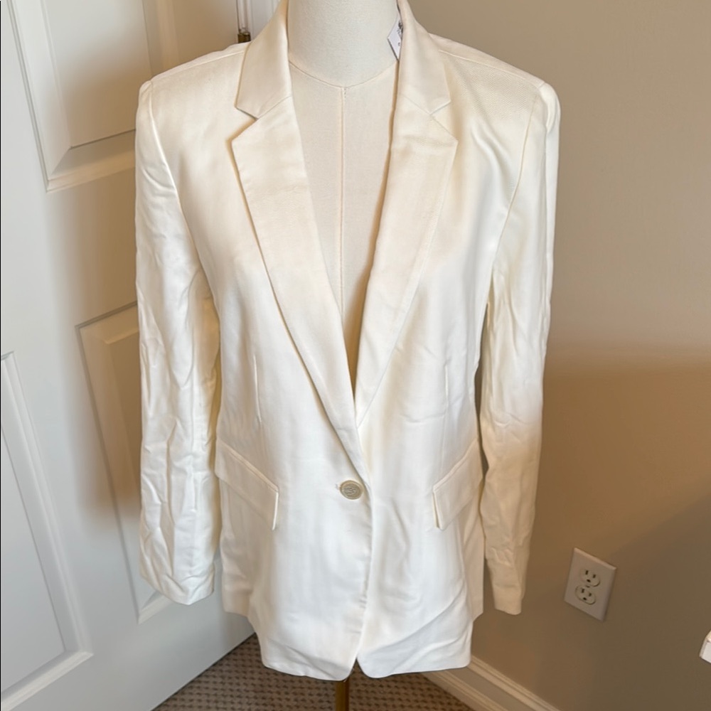 Ann Taylor Cream Blazer